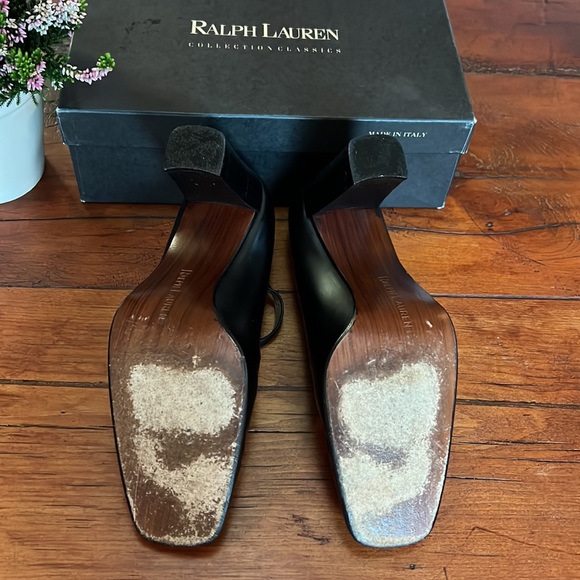 Ralph. Lauren Black Label Collection hi polish, Calfskin Diana Mary Jane - Picture 4 of 7